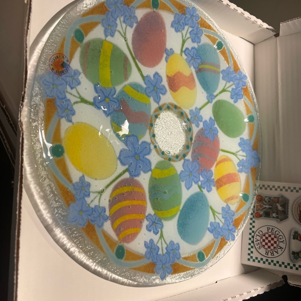 Peggy Karr “EasterEggs” Plate